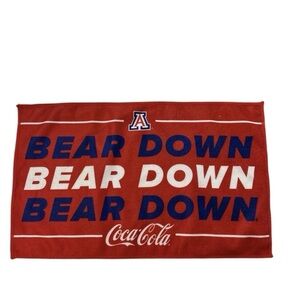 University of Arizona Wildcats towel with Coca Cola logo